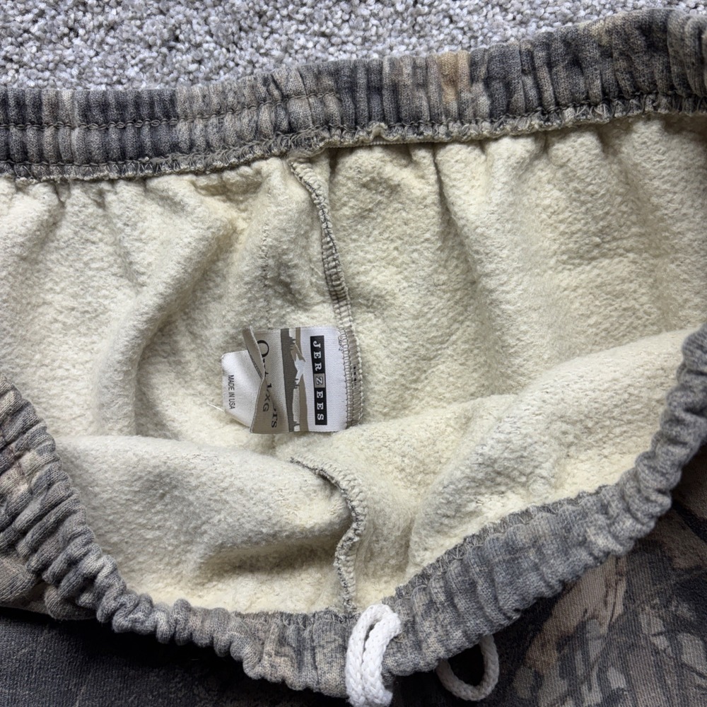 VTG Realtree Camo Jerzees Outdoors Drawstring Sweatpants Size XL USA Made Hunt - Picture 6 of 9